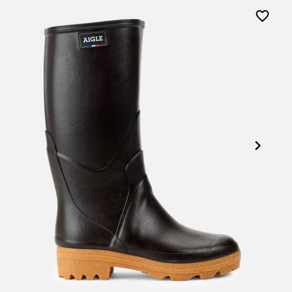 Aigle Chambord Pro Lady 2 Wellington Boots Brun Brown EU 36 US 6 - Picture 2 of 7